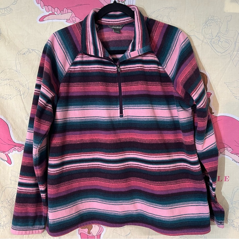 Eddie Bauer Multicolor Striped Fleece